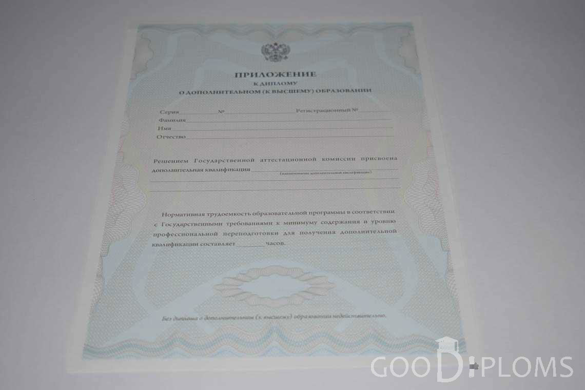 Приложение к Диплому МВА период выдачи 2011-2020 -  Кременчуг