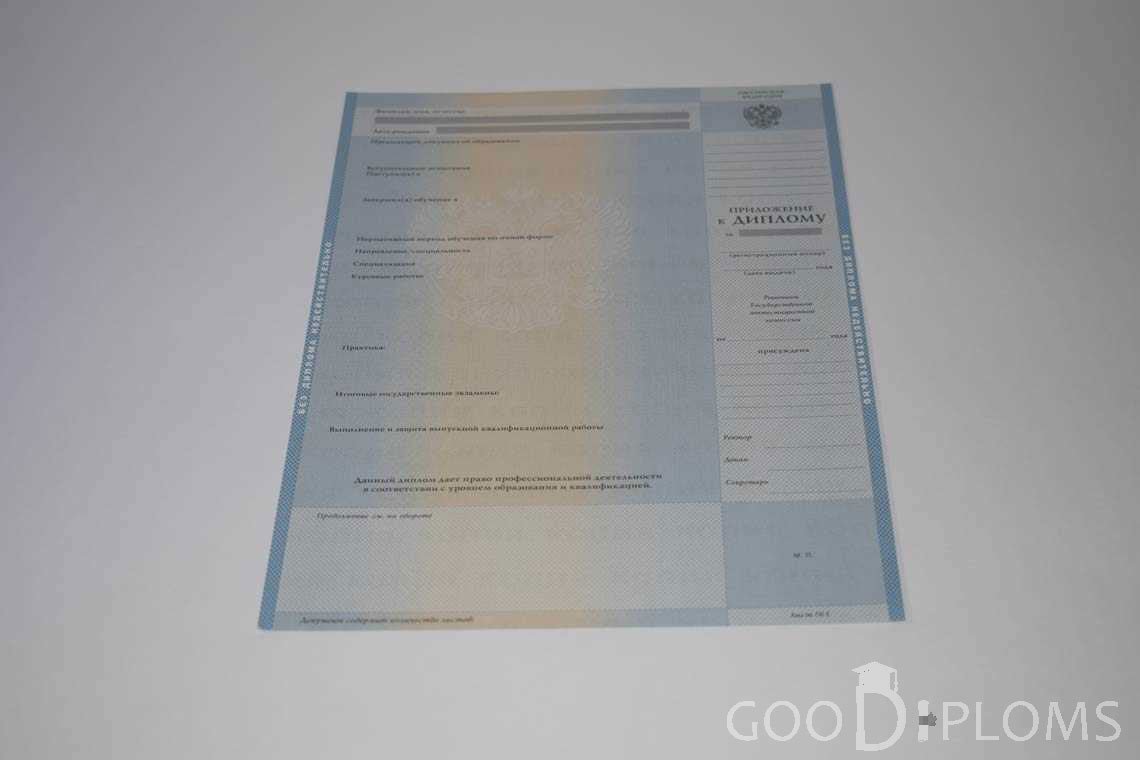Приложение к Диплому о Высшем Образовании с Отличием - Кременчуг